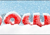 Snowy Text / Holiday Card ATN